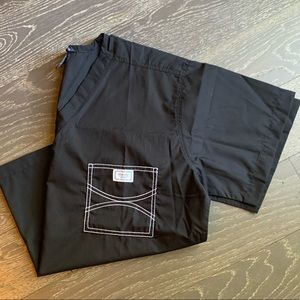 Blue Sky Scrub Top - Black